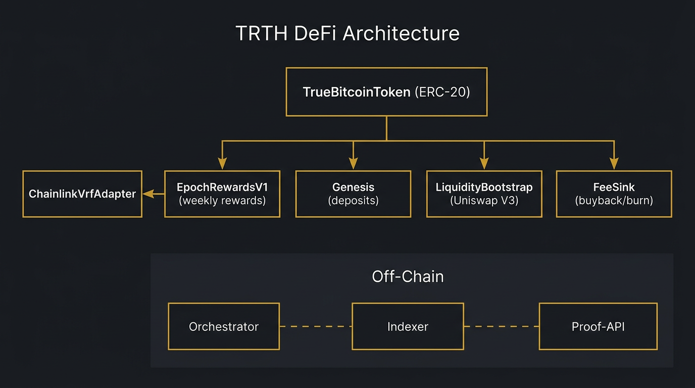 High-level TRTH architecture diagram